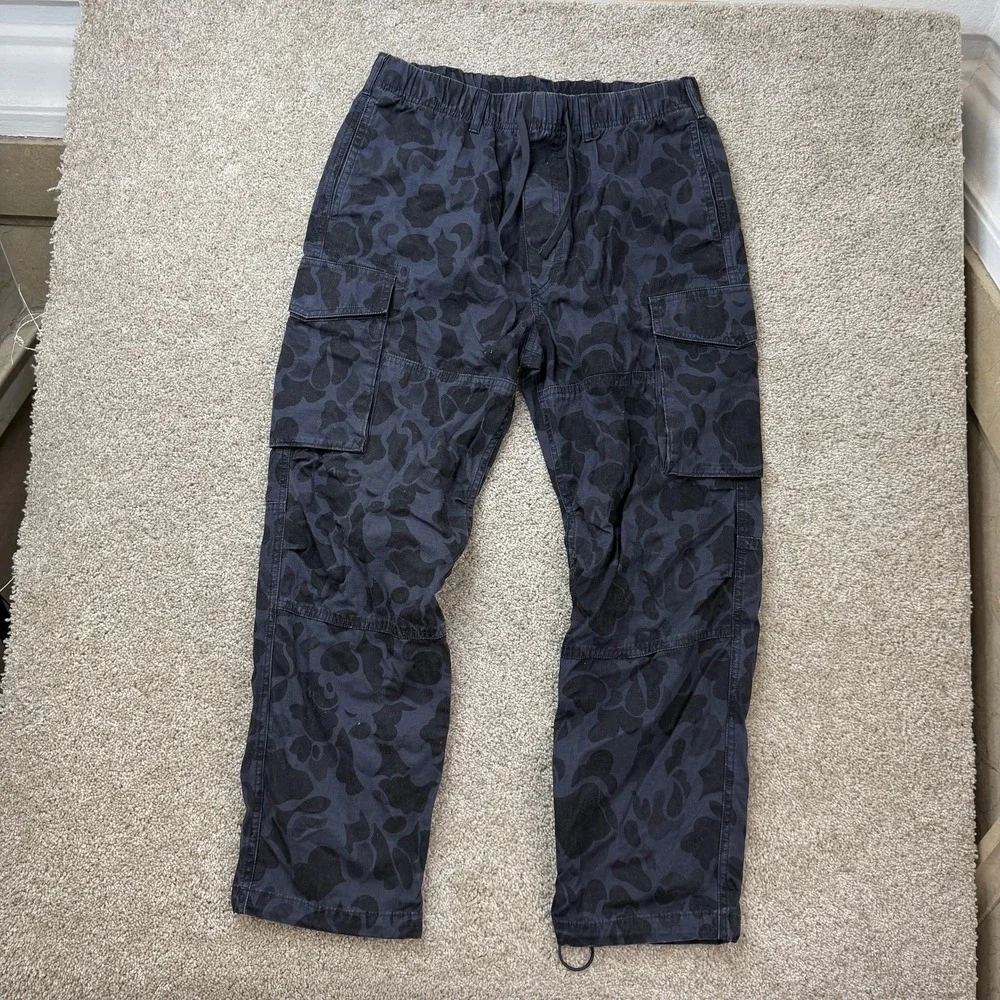 American Eagle Outfitters Cargo Pants Mens 32x28 Camo Relaxed Fit Straight Leg